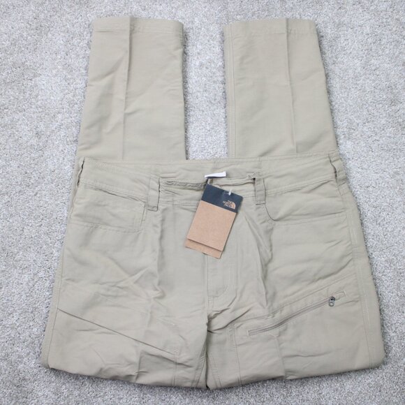 The North Face Pants NWT Men 36x30 Beige Paramount Cargo Hiking Outdoor Straight